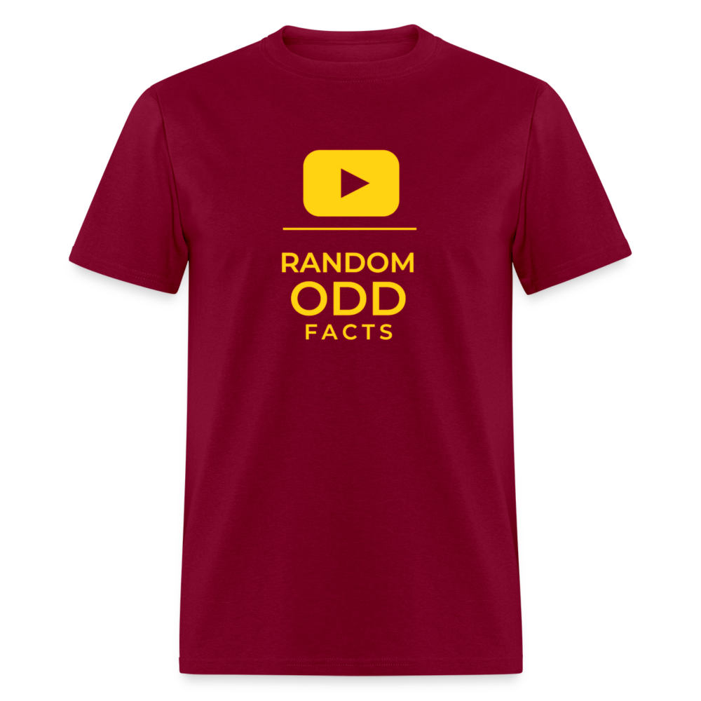 Random Odd Facts (YouTube Channel) - burgundy