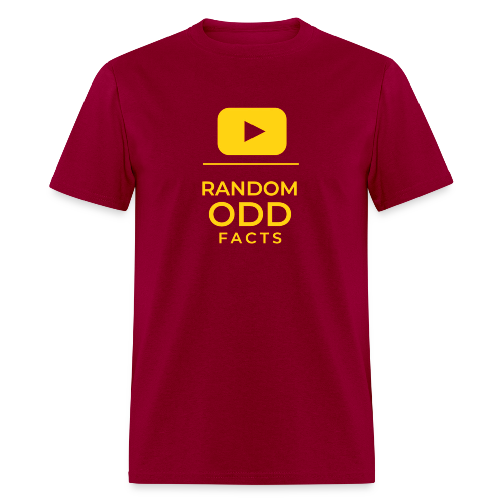 Random Odd Facts (YouTube Channel) - dark red