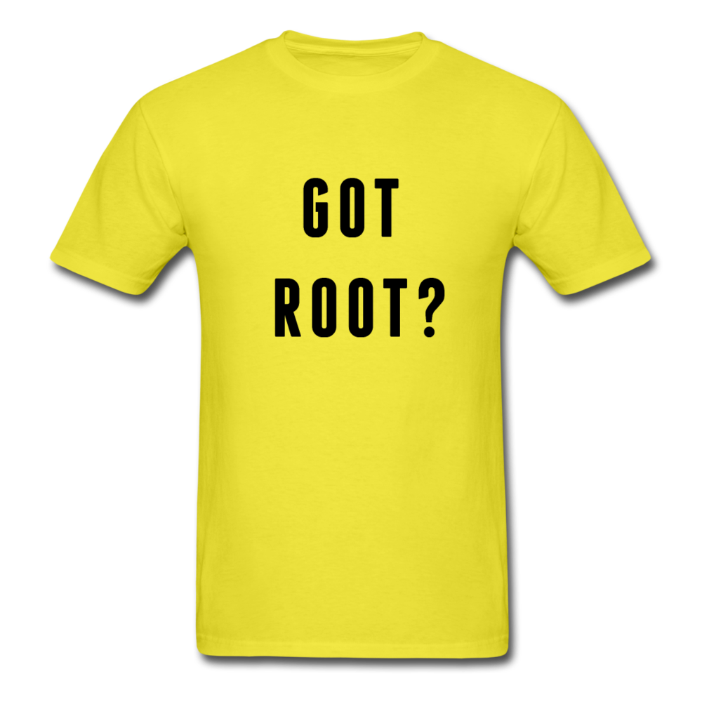 Got Root T-Shirt - yellow