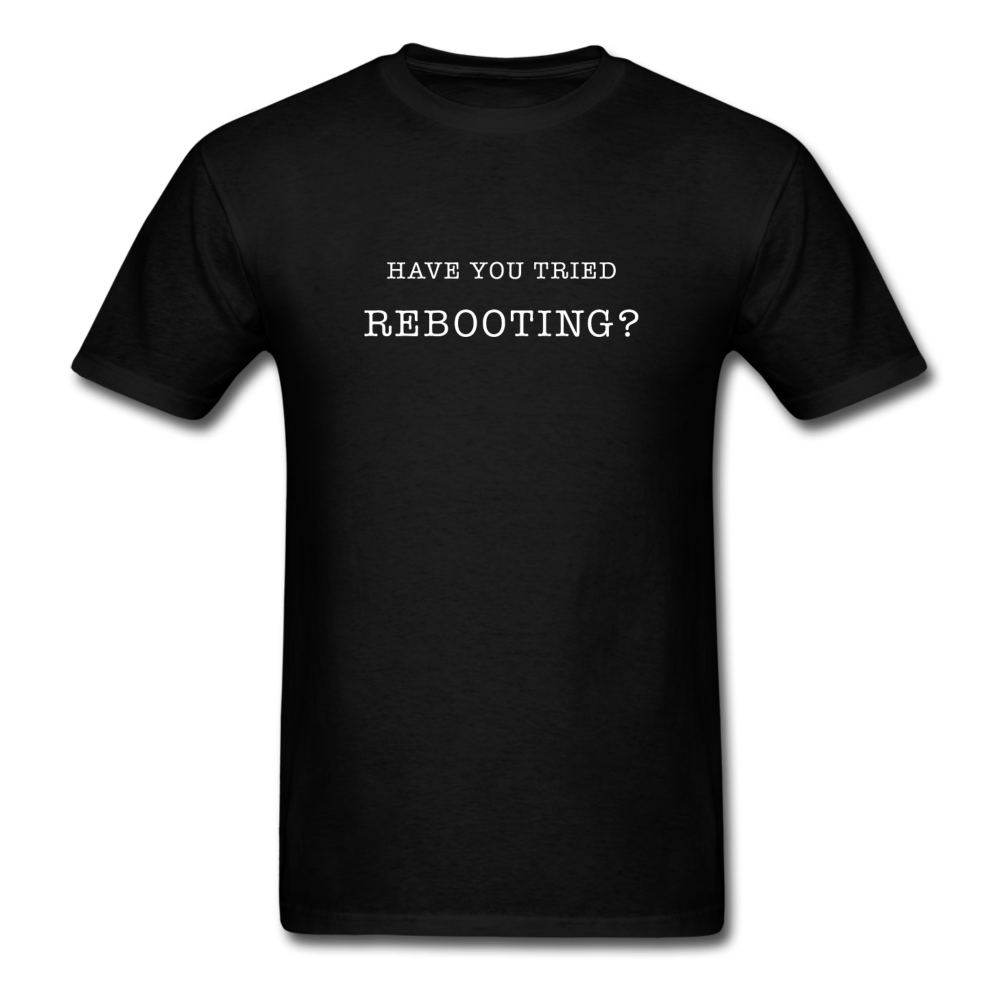 Rebooting T-Shirt - black