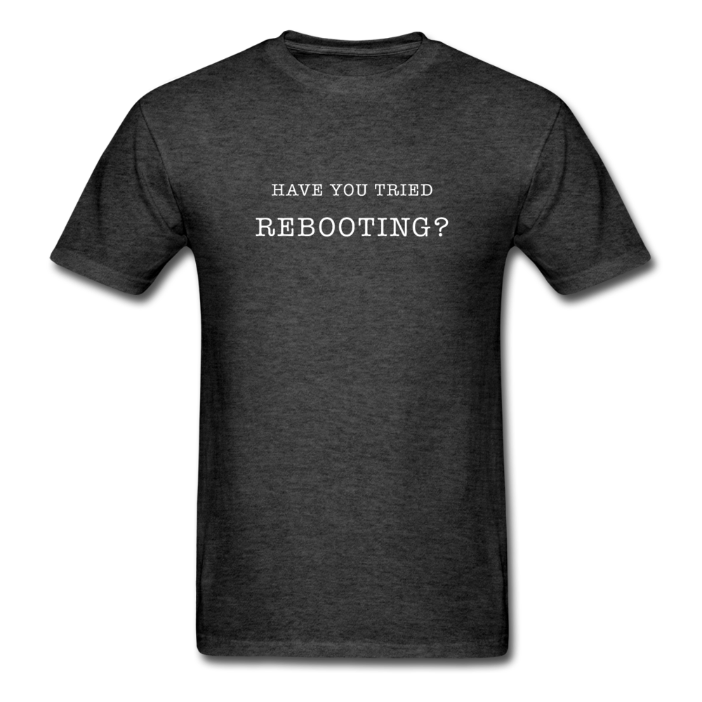 Rebooting T-Shirt - heather black