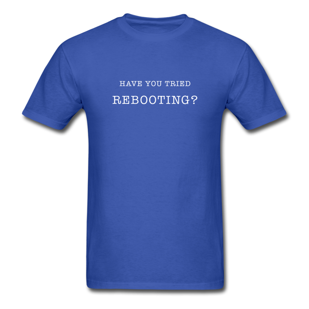 Rebooting T-Shirt - royal blue