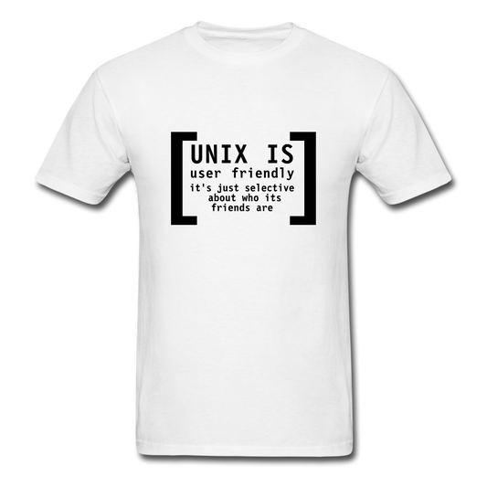 Unix T-Shirt - white