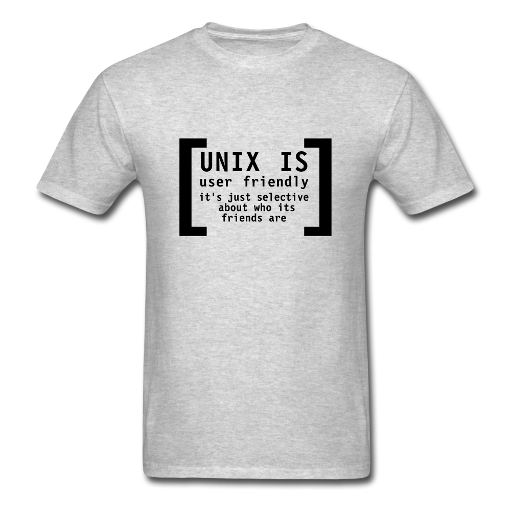 Unix T-Shirt - heather gray