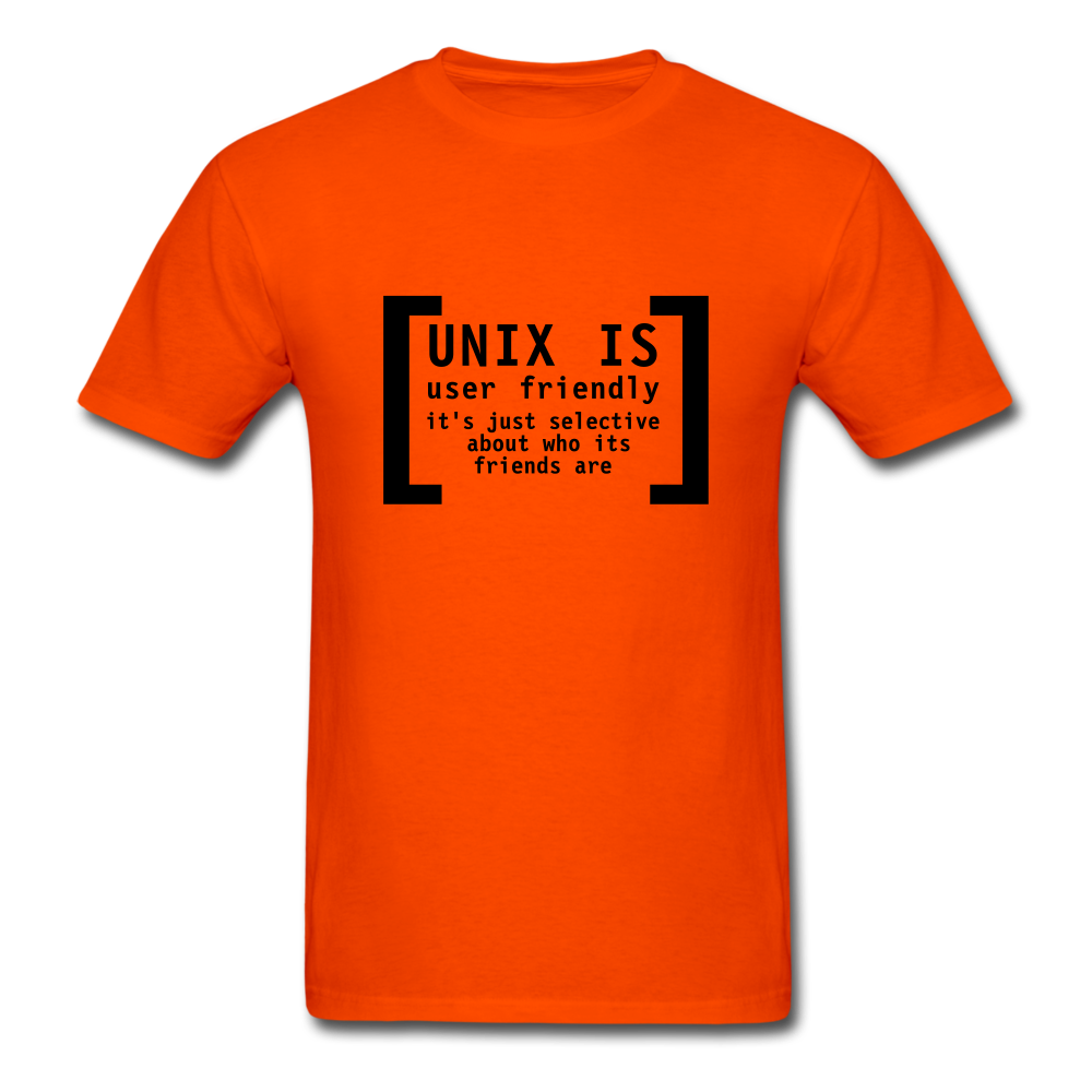 Unix T-Shirt - orange