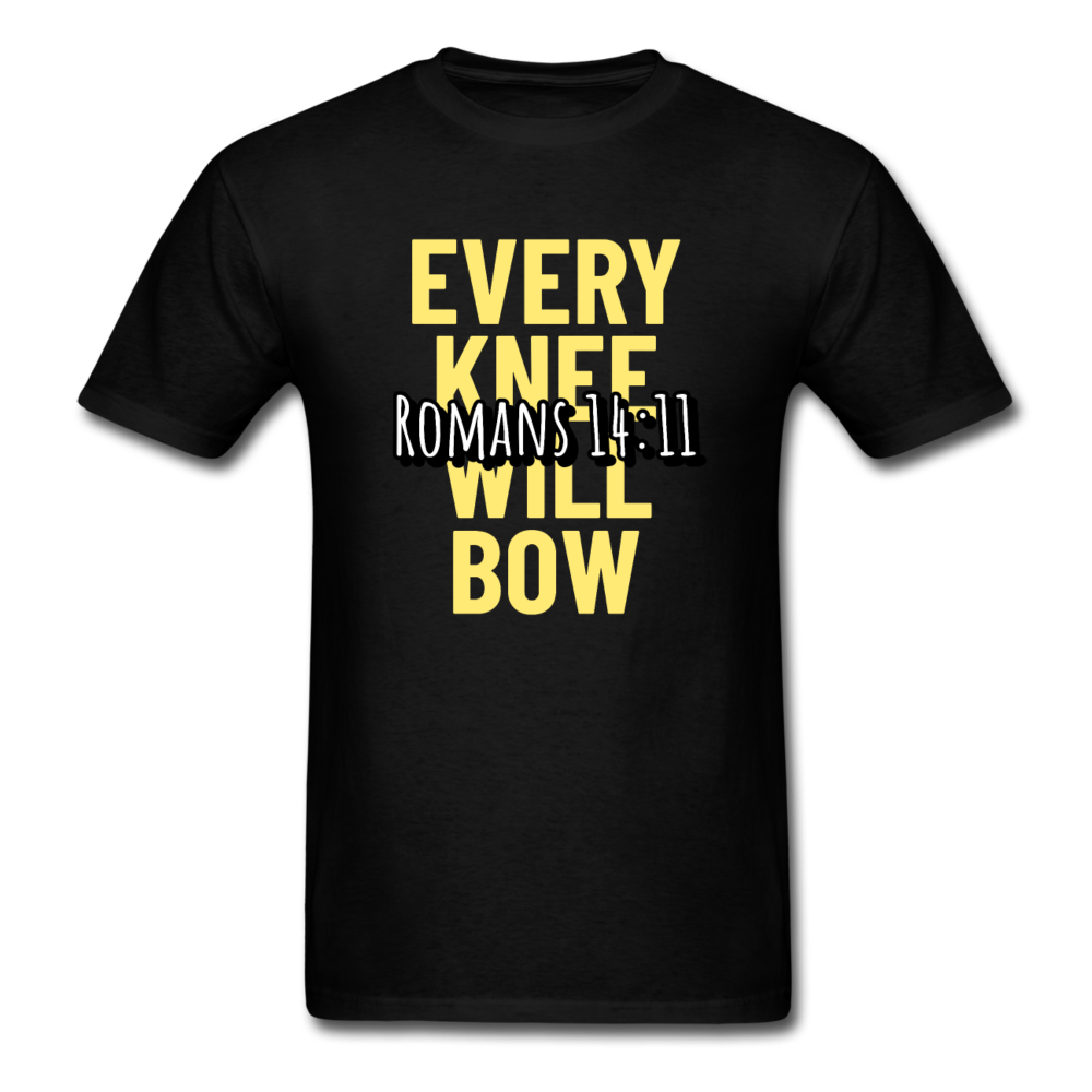 Christian Every Knee Will Bow T-Shirt - black