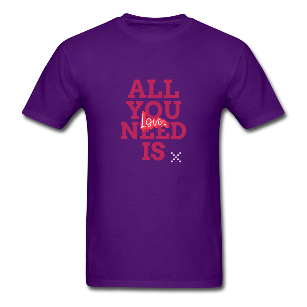 All You Need is Love T-Shirt - purple