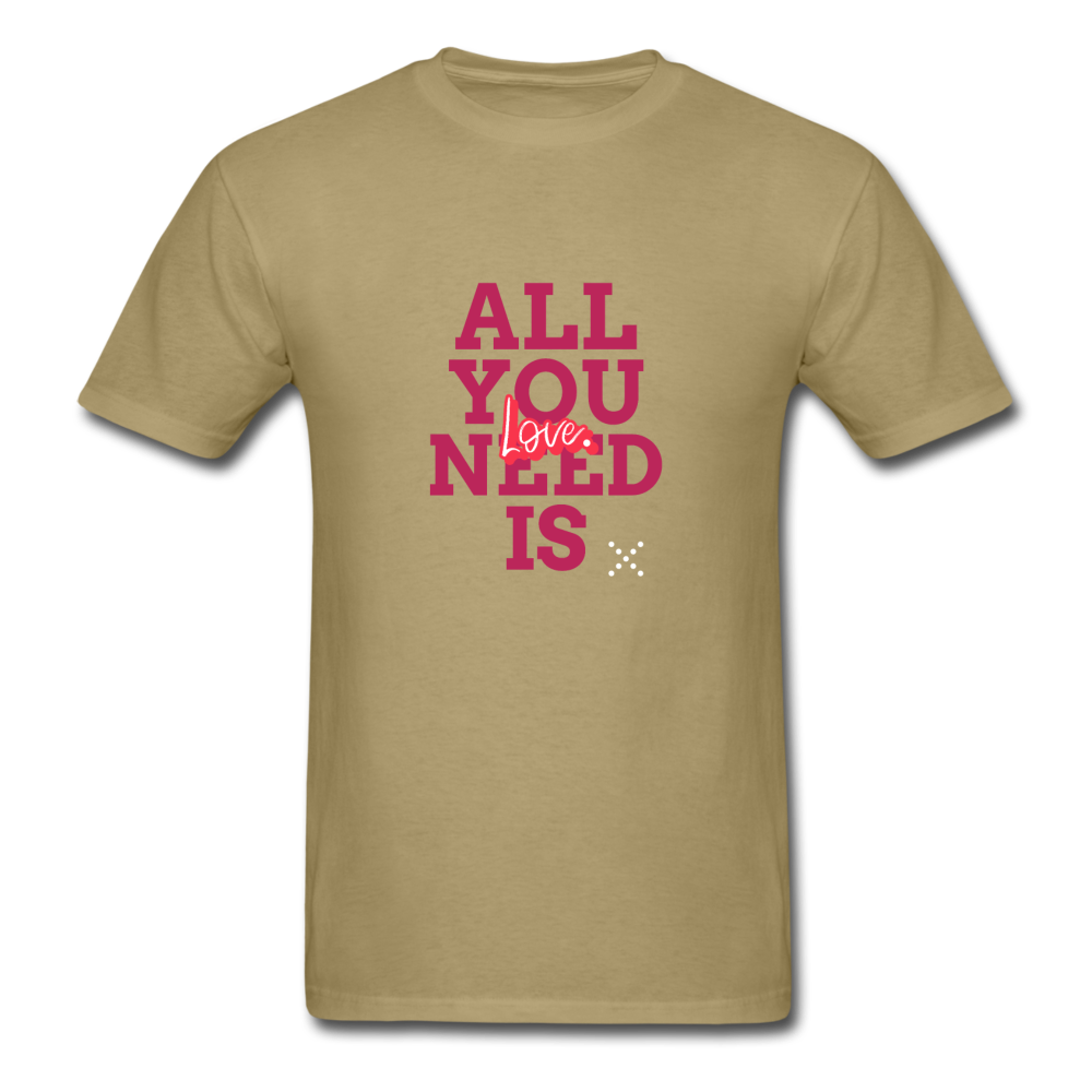 All You Need is Love T-Shirt - khaki
