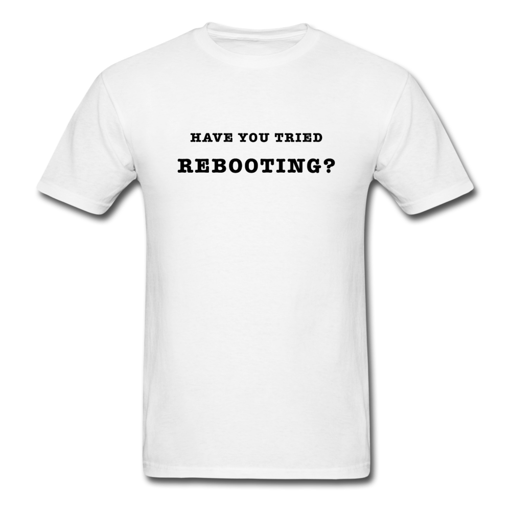 Rebooting T-Shirt - white