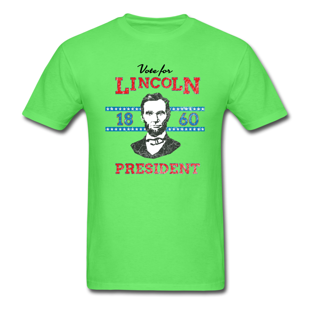 Abraham Lincoln 1860 Campaign Shirt (Distressed) - kiwi