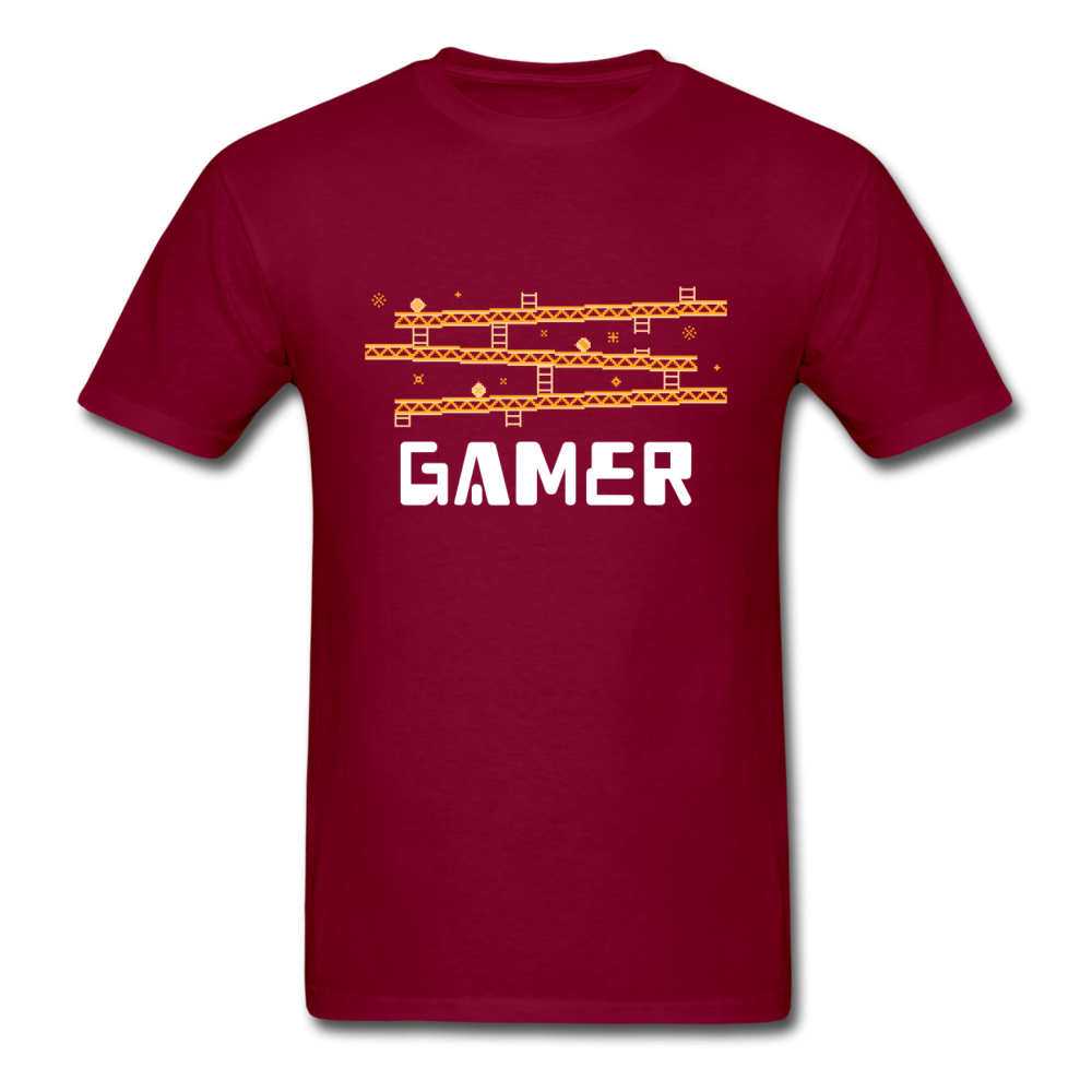 Retro Gamer T-Shirt - burgundy