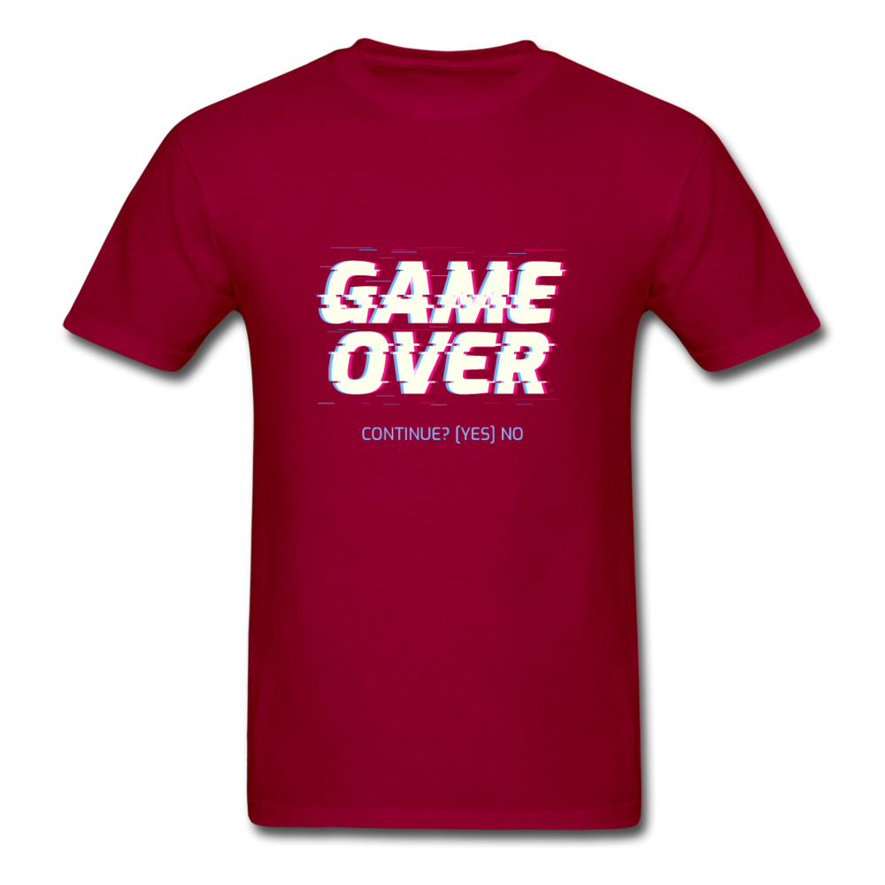 Game Over T-Shirt - dark red
