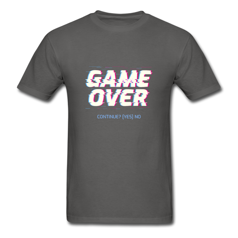 Game Over T-Shirt - charcoal