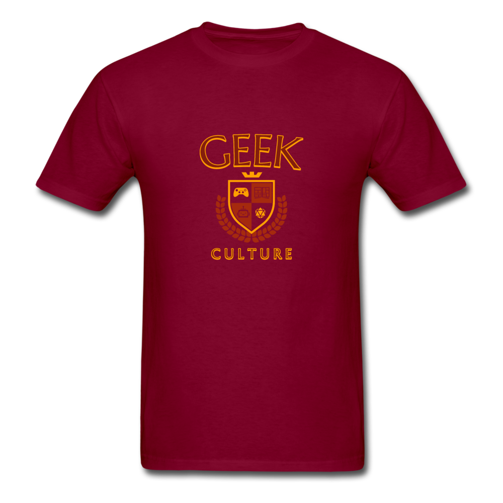 Geek Culture T-Shirt - burgundy