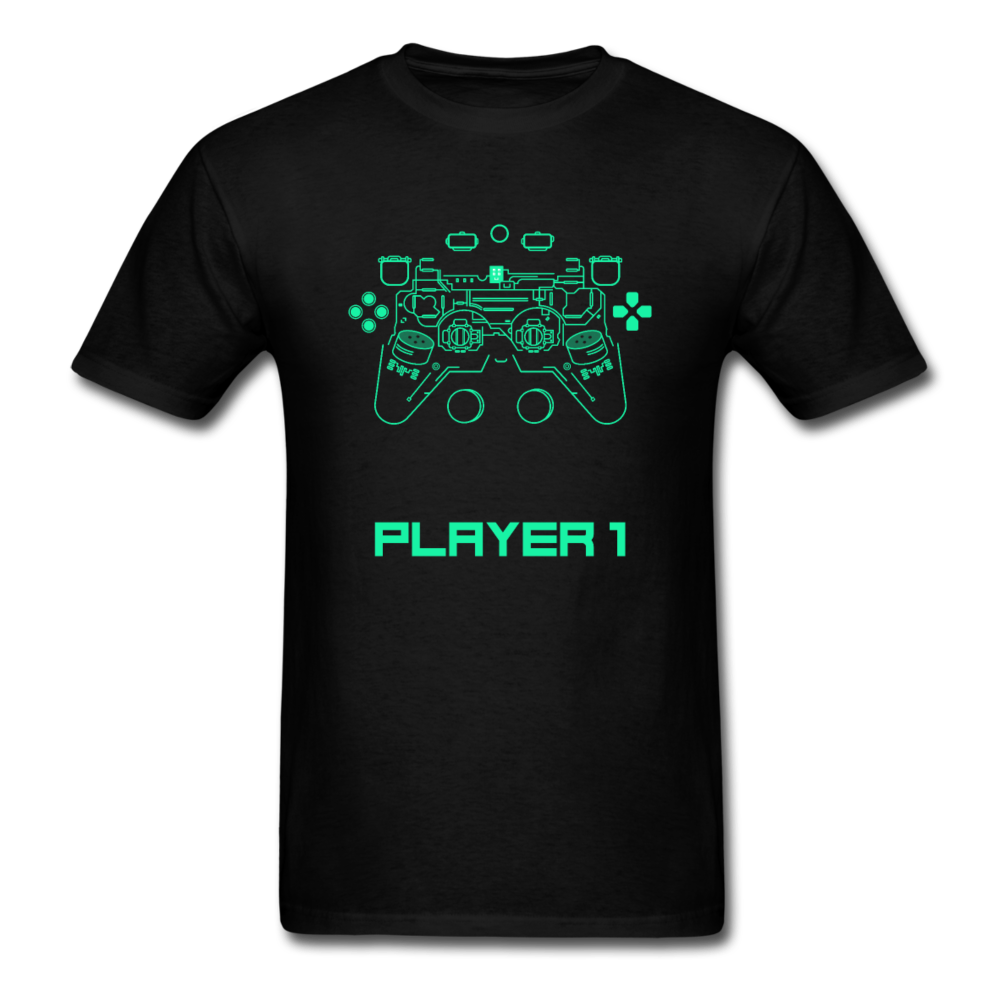 Techy Game Controller T-Shirt - black