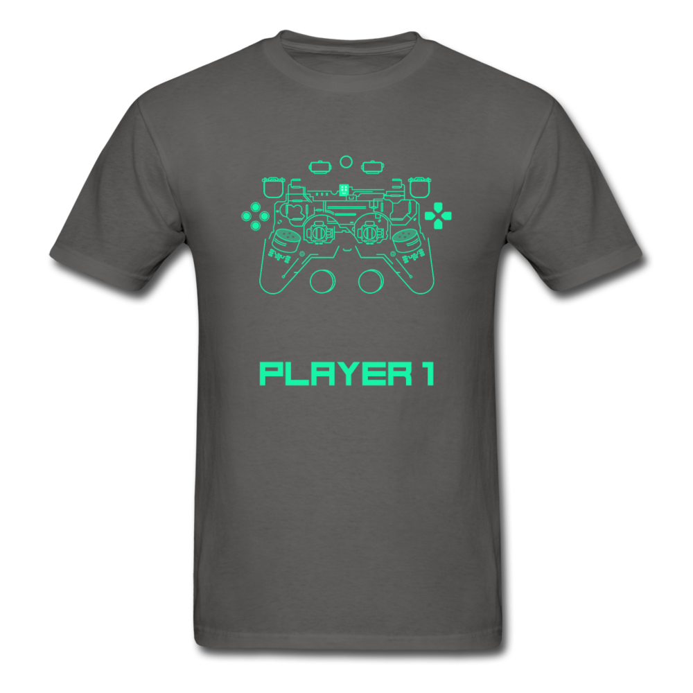 Techy Game Controller T-Shirt - charcoal