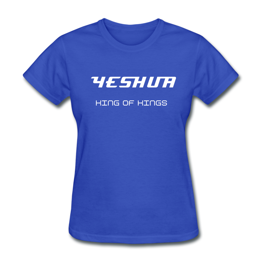 Women's Yeshua King of Kings T-Shirt - royal blue