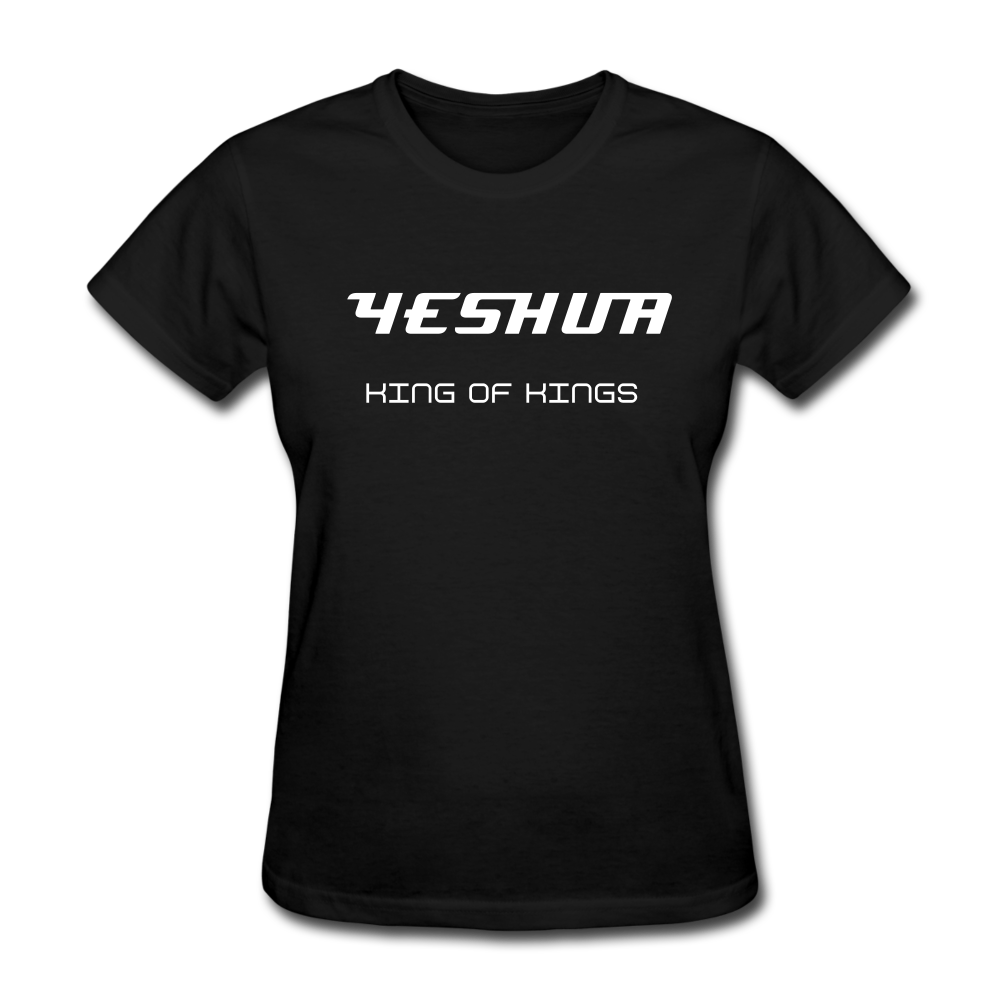 Women's Yeshua King of Kings T-Shirt - black