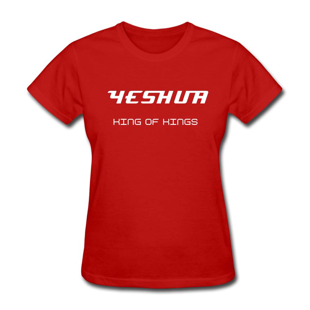 Women's Yeshua King of Kings T-Shirt - red