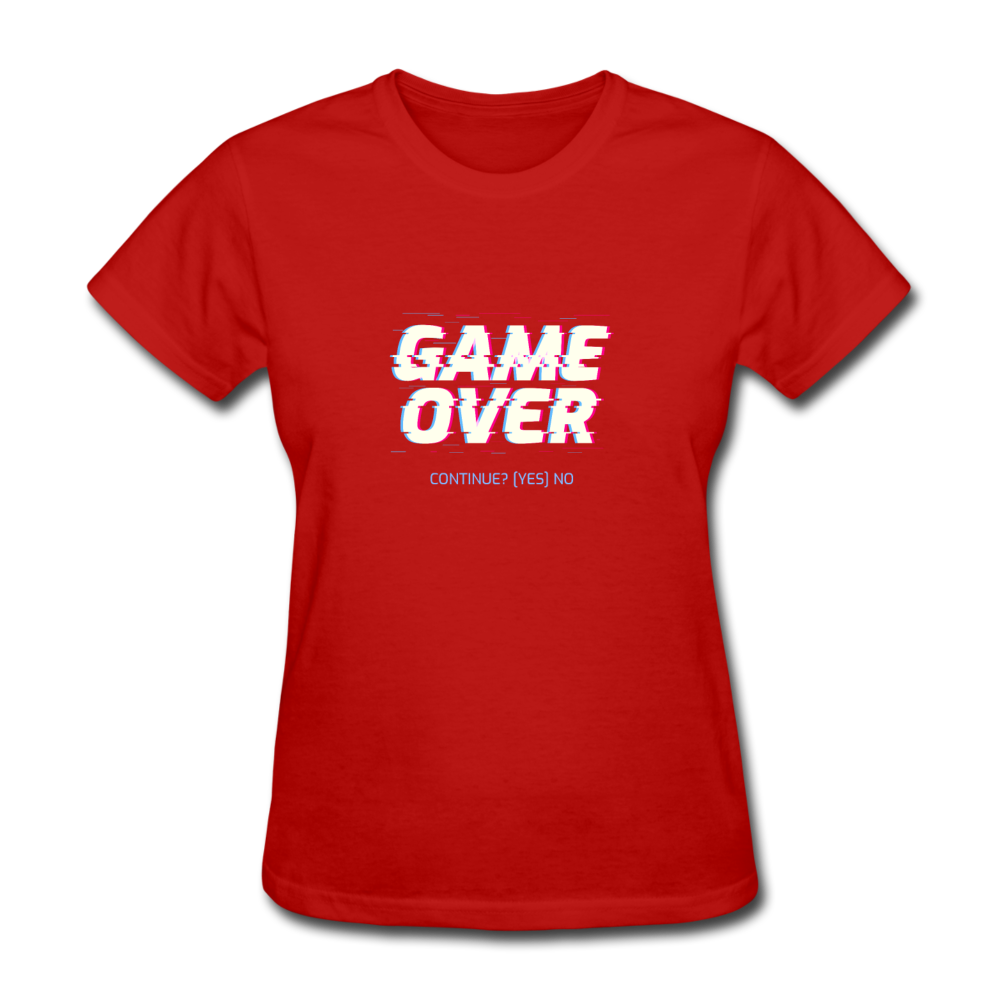 Women's Game Over T-Shirt - red
