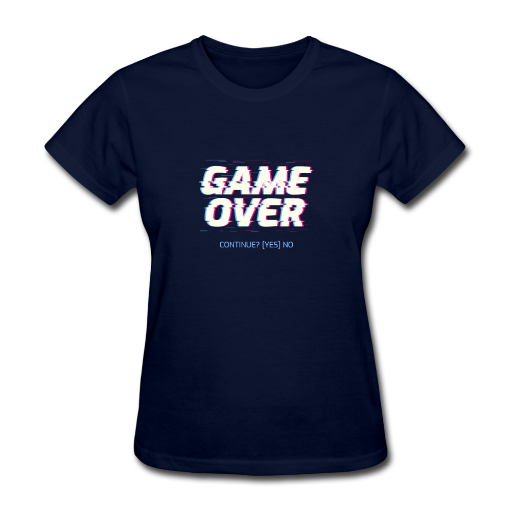 Women's Game Over T-Shirt - navy