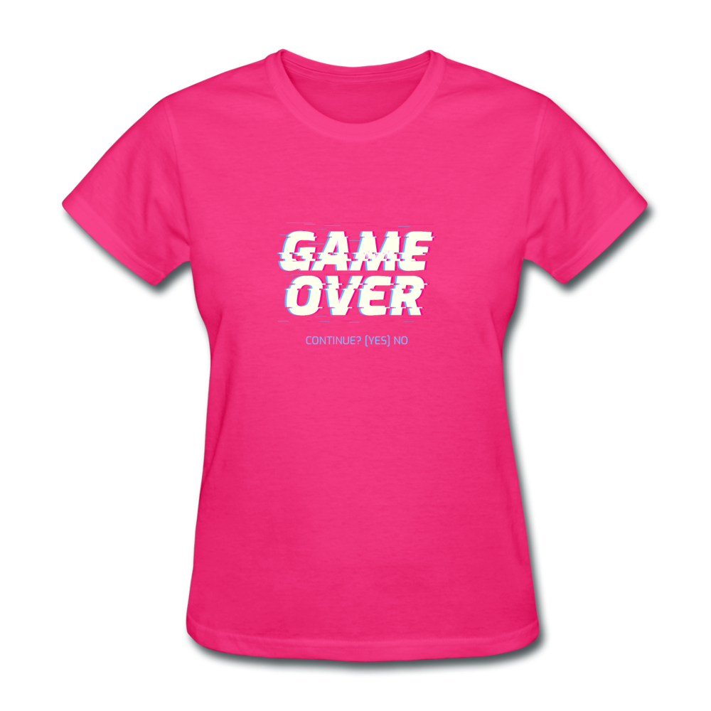 Women's Game Over T-Shirt - fuchsia