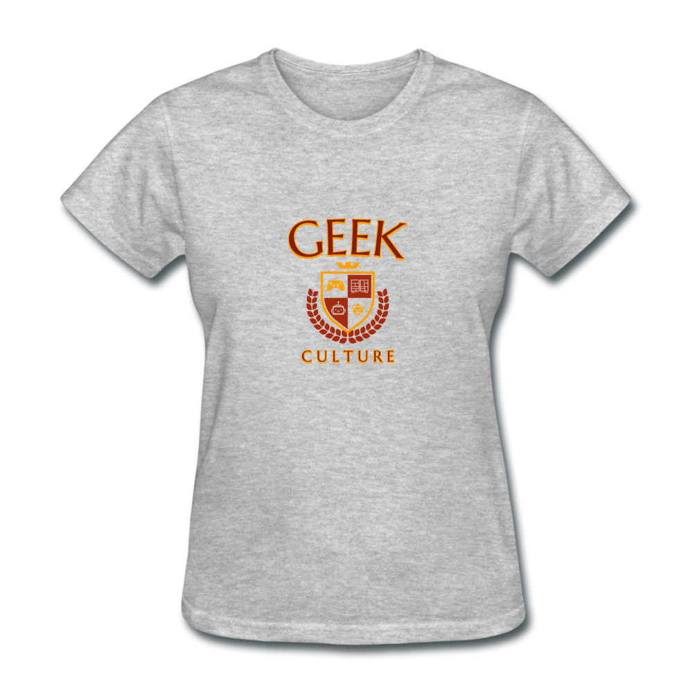 Women's Geek Culture T-Shirt - heather gray