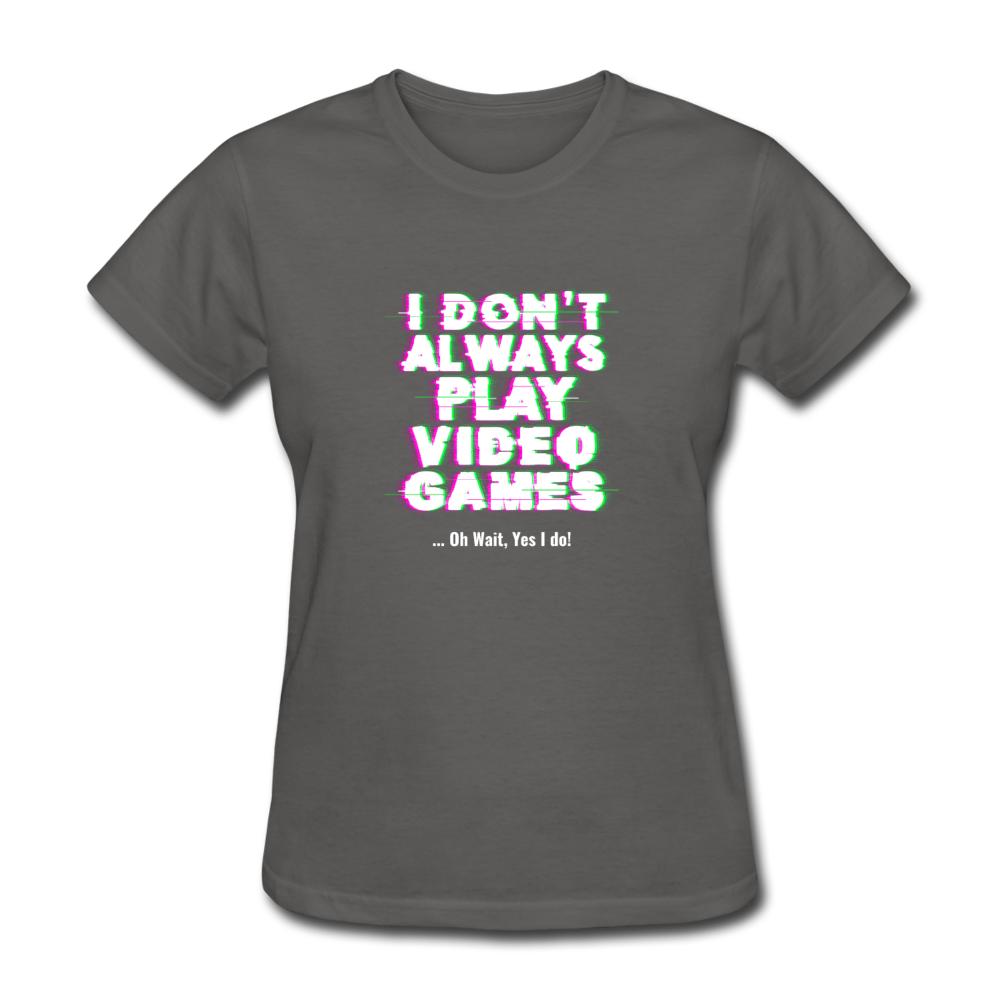 Women's Gamer T-Shirt - charcoal