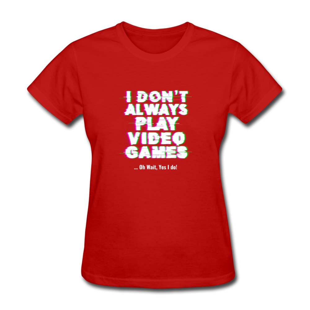 Women's Gamer T-Shirt - red