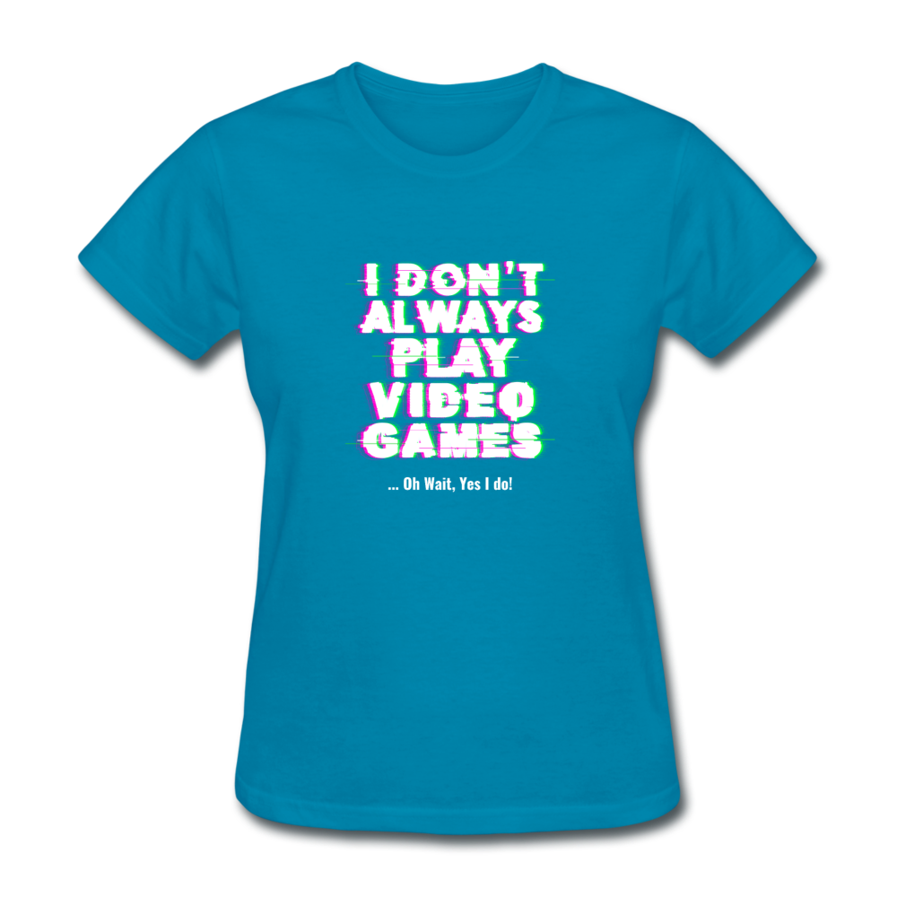 Women's Gamer T-Shirt - turquoise