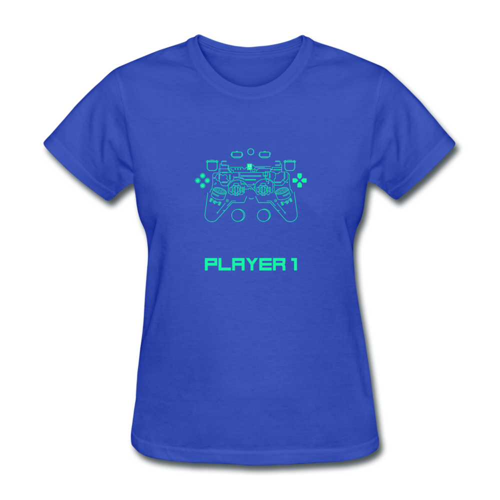 Women's Player 1 T-Shirt - royal blue