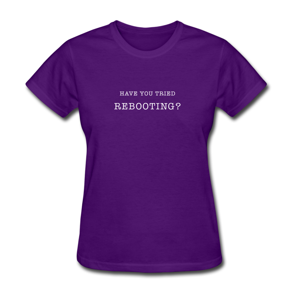 Women's Rebooting T-Shirt - purple