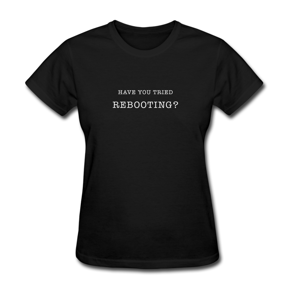 Women's Rebooting T-Shirt - black