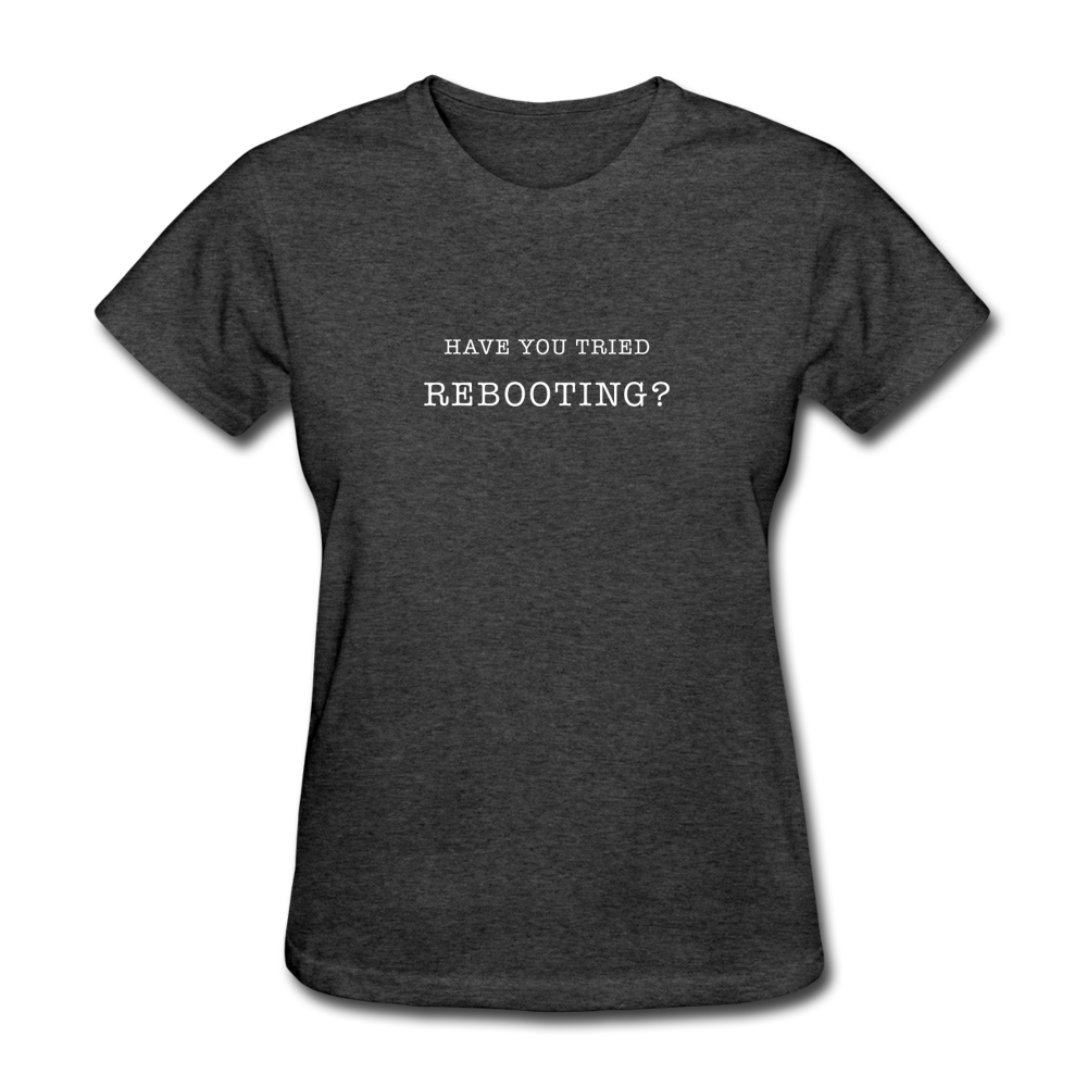Women's Rebooting T-Shirt - heather black
