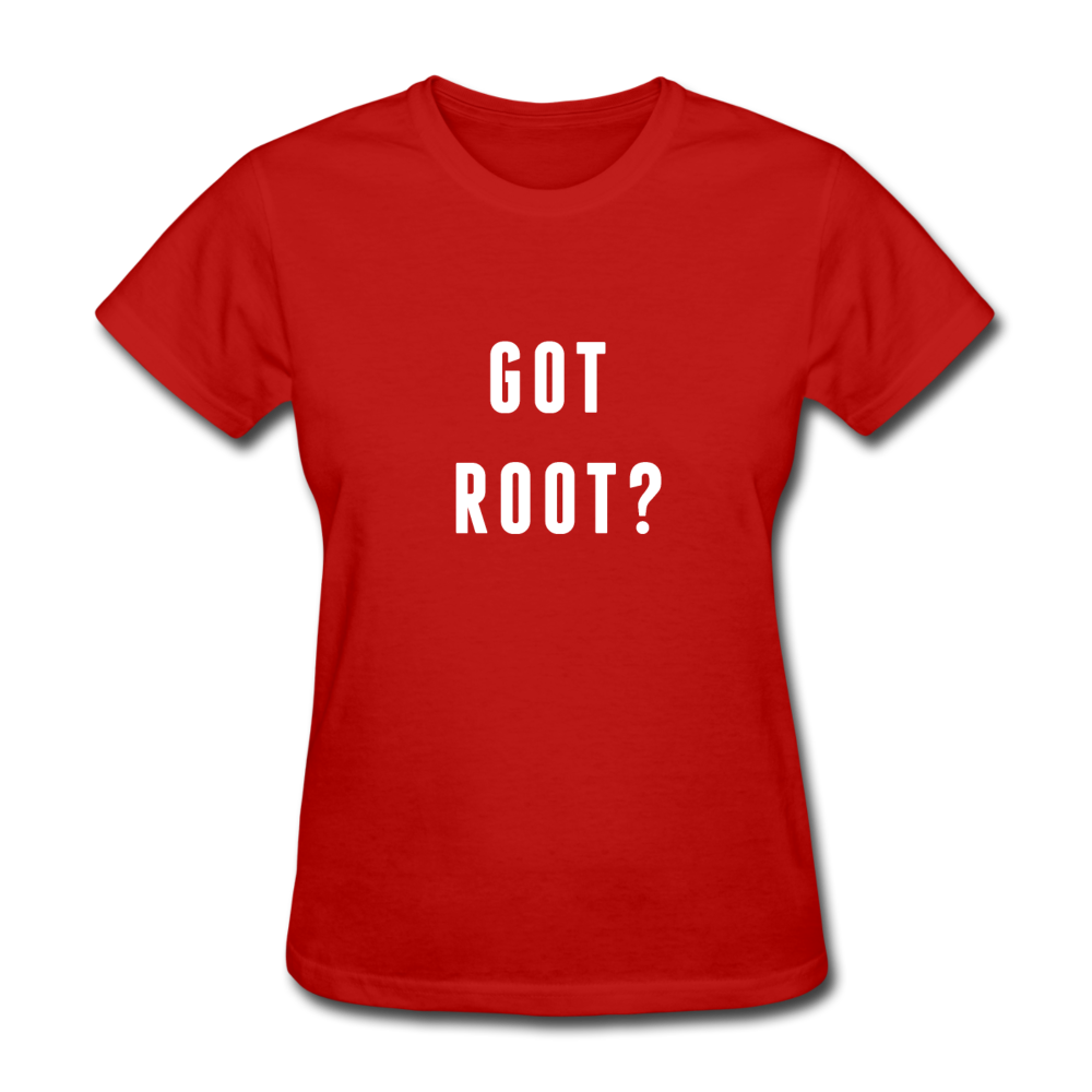 Women's Got Root T-Shirt - red