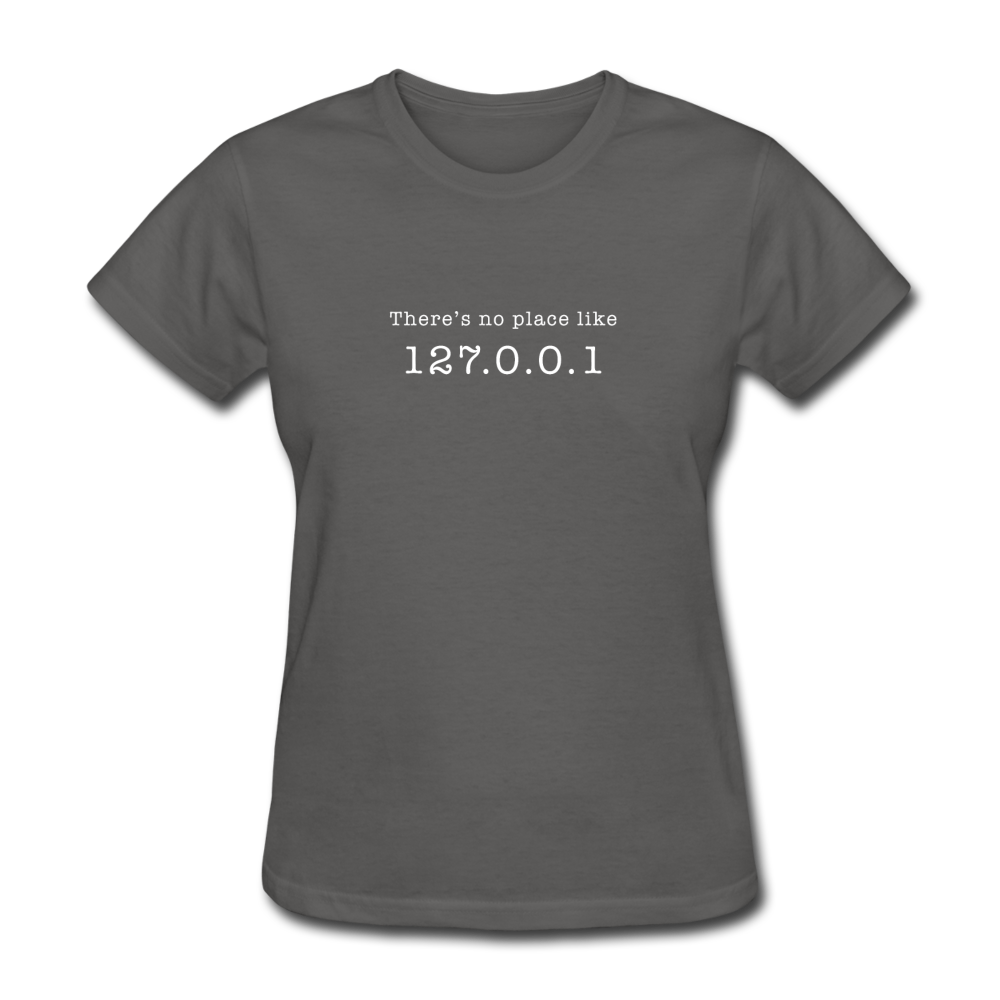 Women's 127.0.0.1 T-Shirt - charcoal