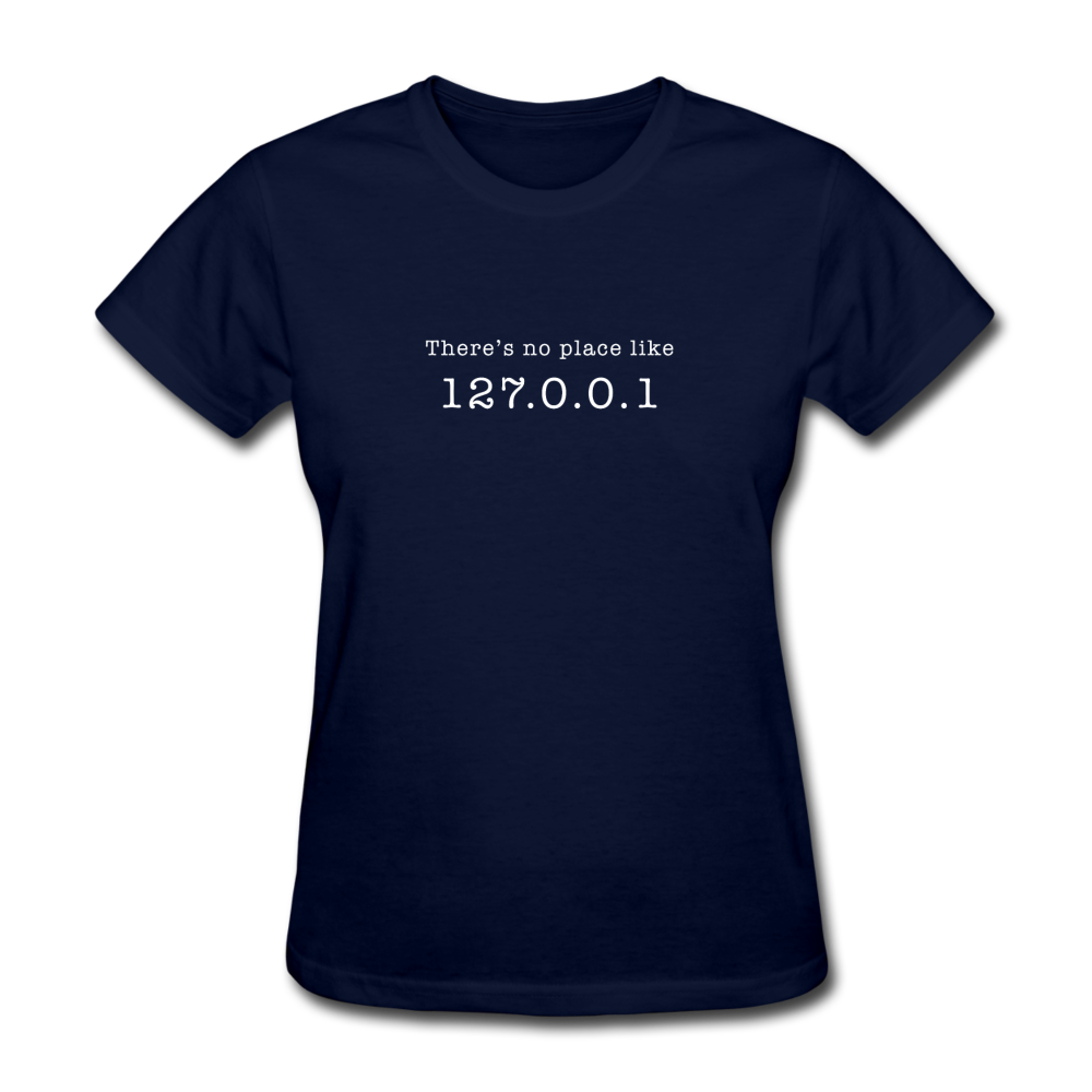 Women's 127.0.0.1 T-Shirt - navy