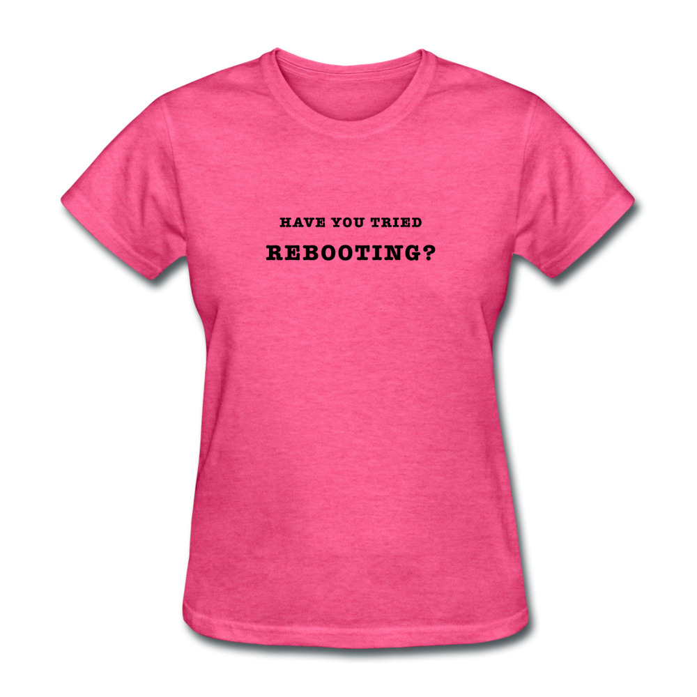 Women's Rebooting T-Shirt - heather pink