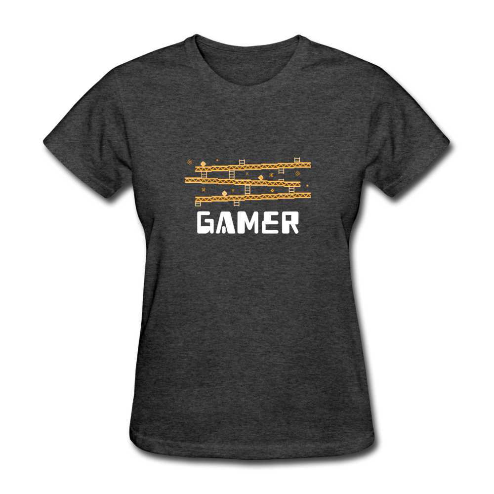 Women's Gamer T-Shirt - heather black