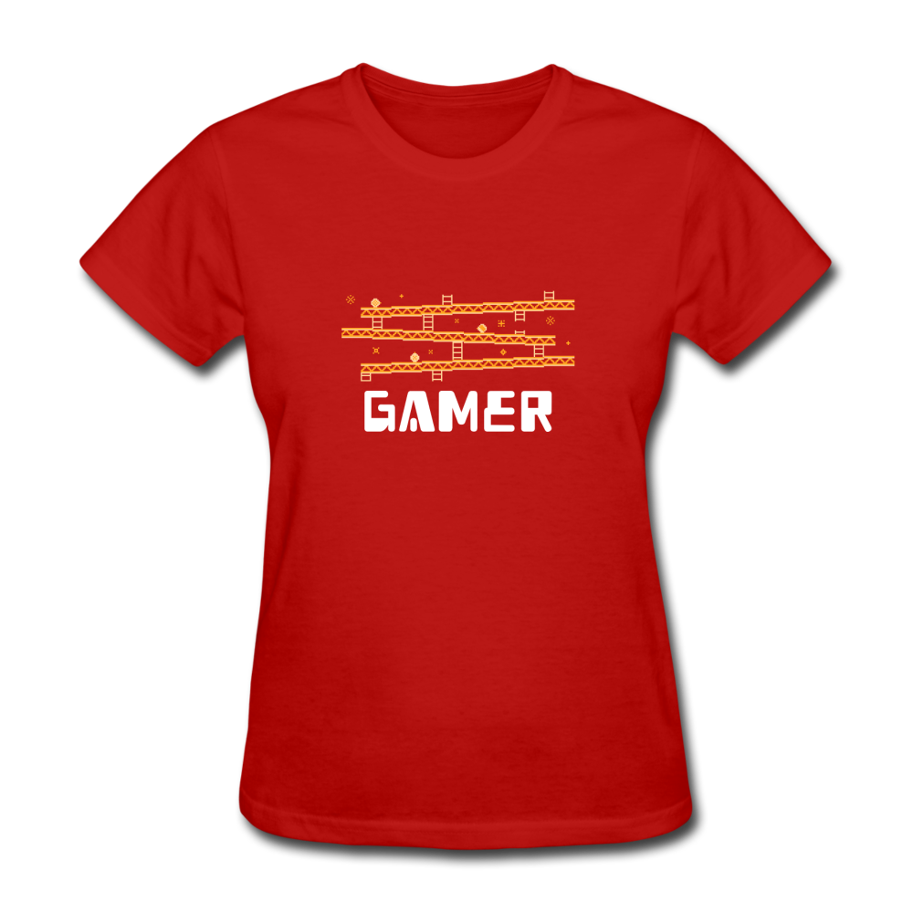 Women's Gamer T-Shirt - red