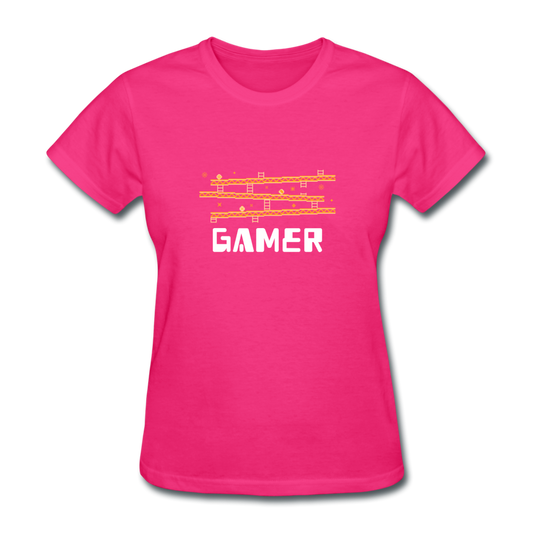 Women's Gamer T-Shirt - fuchsia