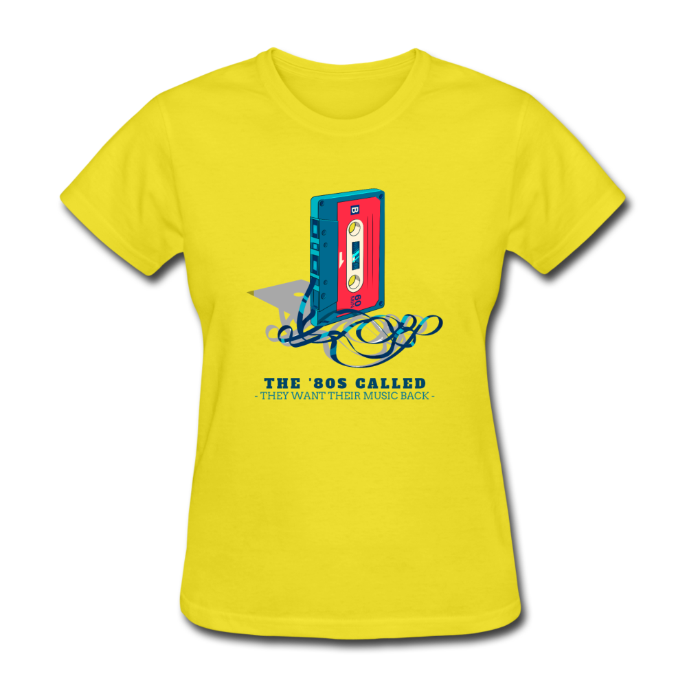 Women's Cassette T-Shirt - yellow