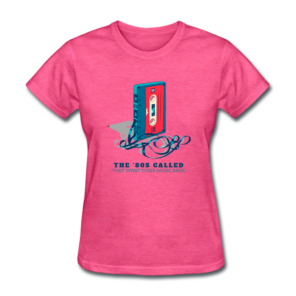 Women's Cassette T-Shirt - heather pink