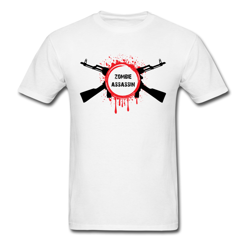 Unisex Zombie Assassin T-Shirt - white