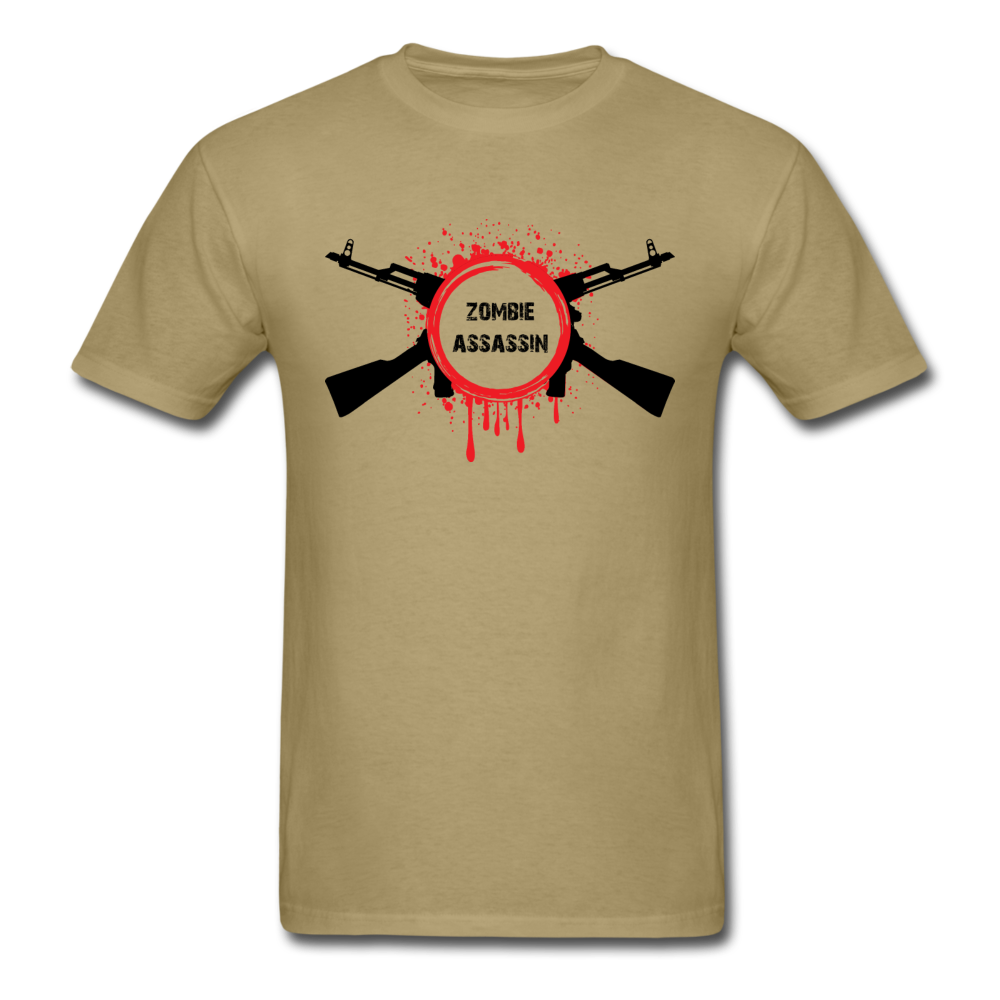 Unisex Zombie Assassin T-Shirt - khaki