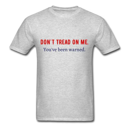 Unisex Don't Tread on Me T-Shirt - heather gray