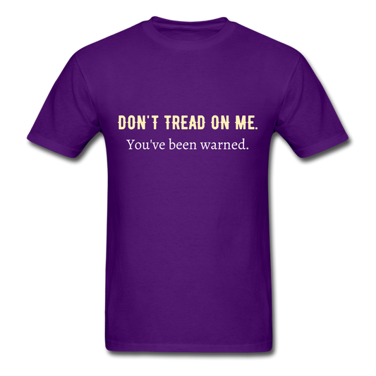 Unisex Don't Tread on Me T-Shirt - purple