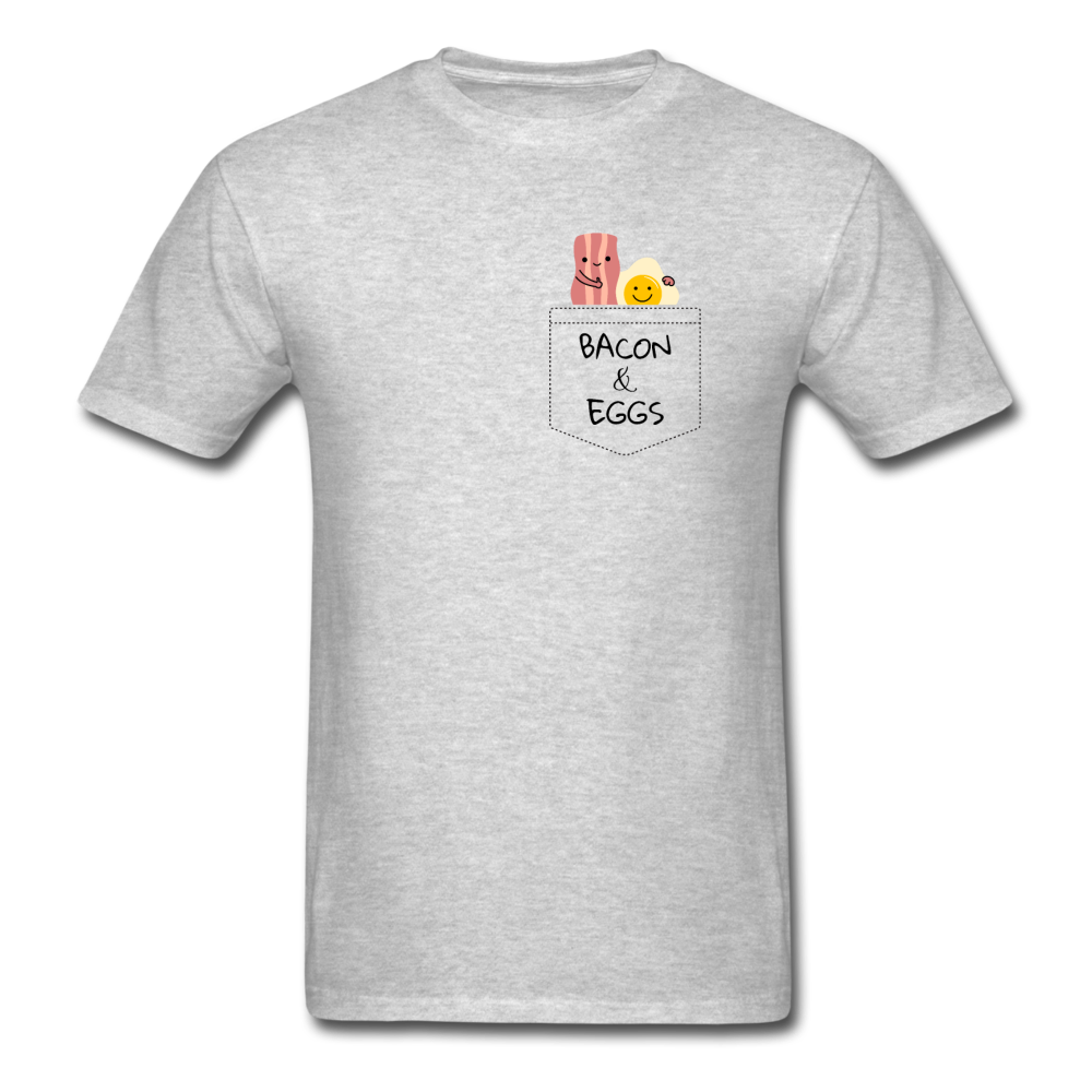 Unisex Bacon and Eggs T-Shirt - heather gray