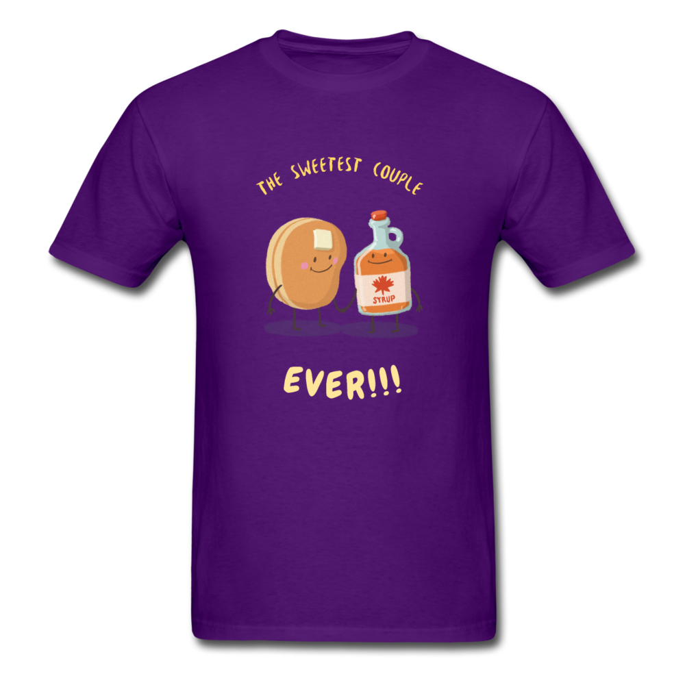 Unisex Pancakes and Syrup T-Shirt - purple