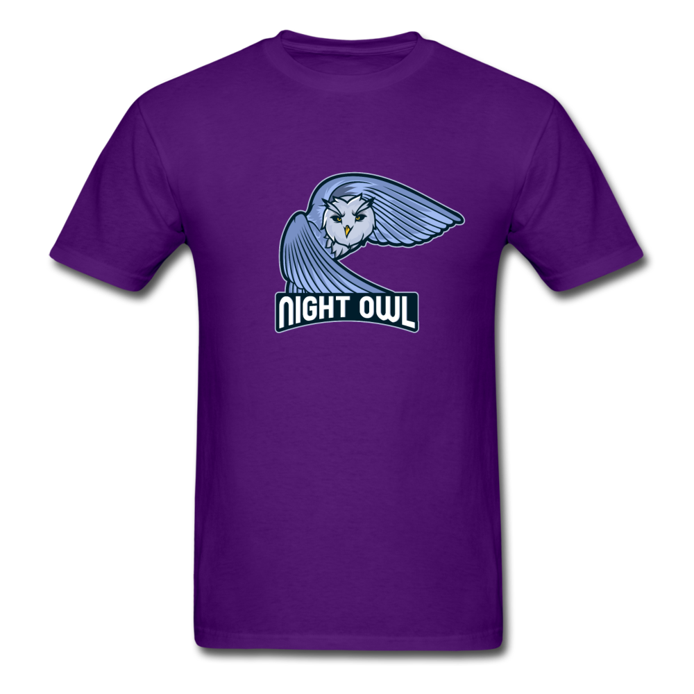 Unisex Night Owl T-Shirt - purple